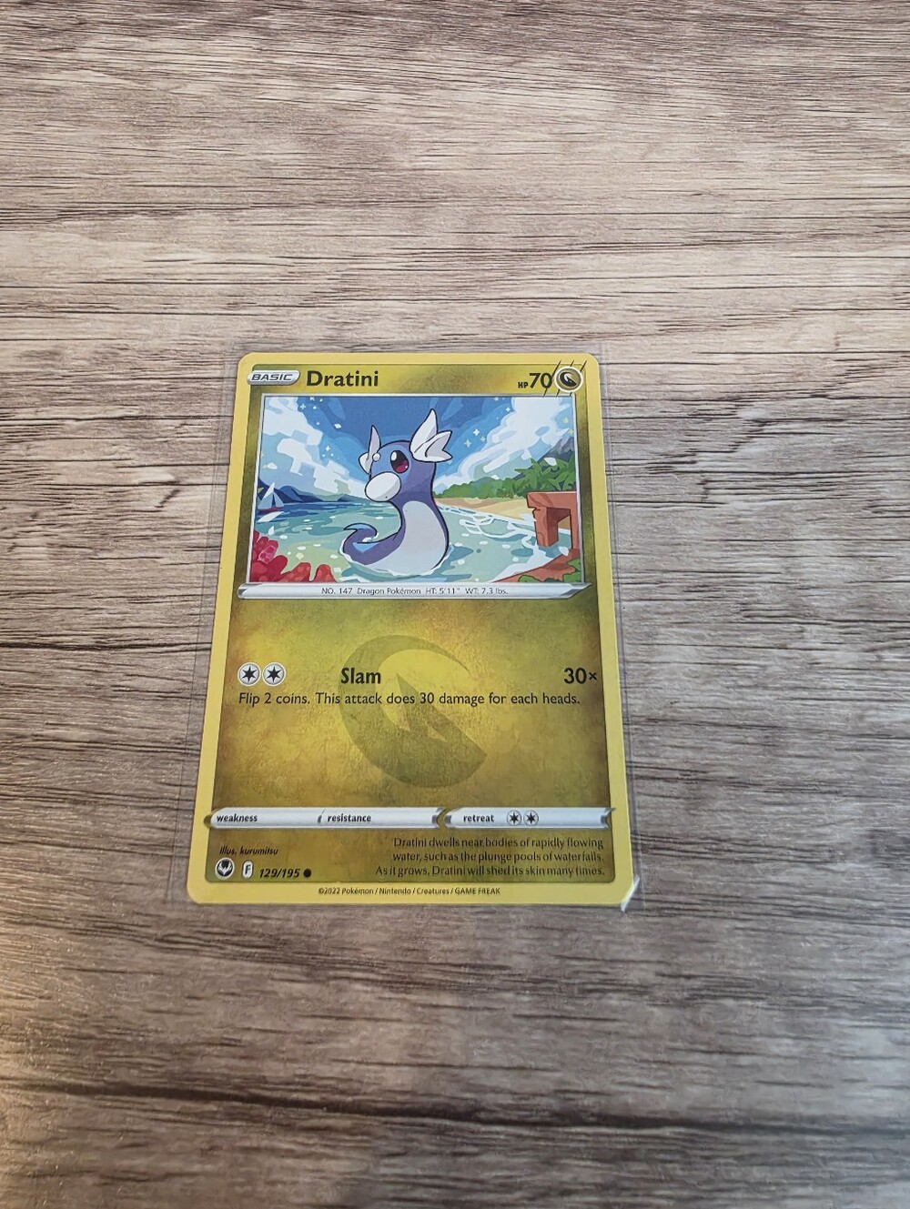 💫BUY 5 FOR $26 Pokemon Dratini Card